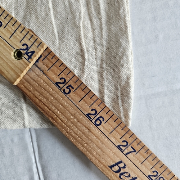 Duluth Trading Co Light Tan Canvas Drawstring Dust Bag Approx 17.5" x 21" Large - Picture 6 of 12